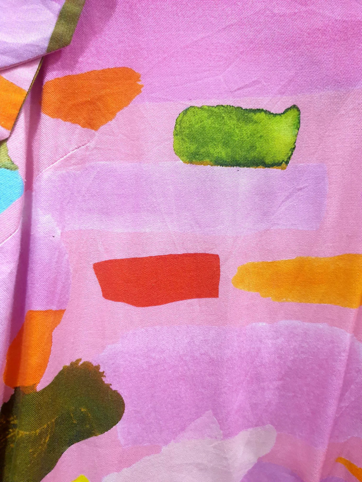 Variety Hour pink print cotton dress size M