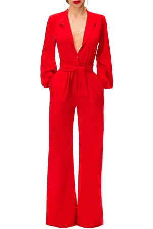 Victoria Bubble Sleeve Jumpsuit