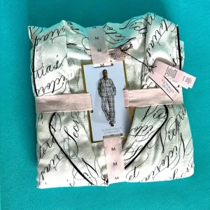 Victoria's Secret Flannel Long Pajama Set, Women's Sleepwear, PJ, Valentine gift