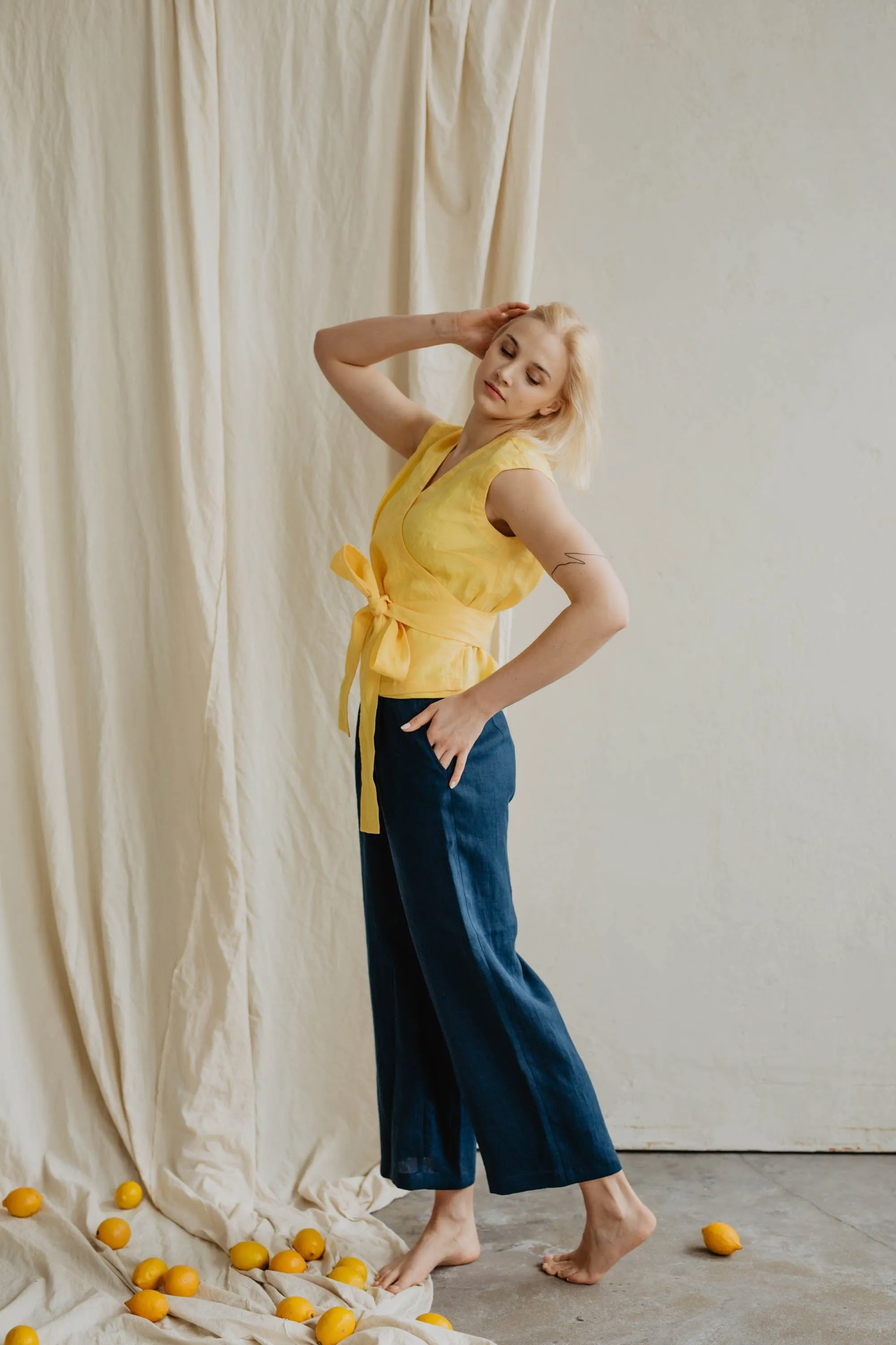 Vilte Women's Linen Pants | Multiple Colours