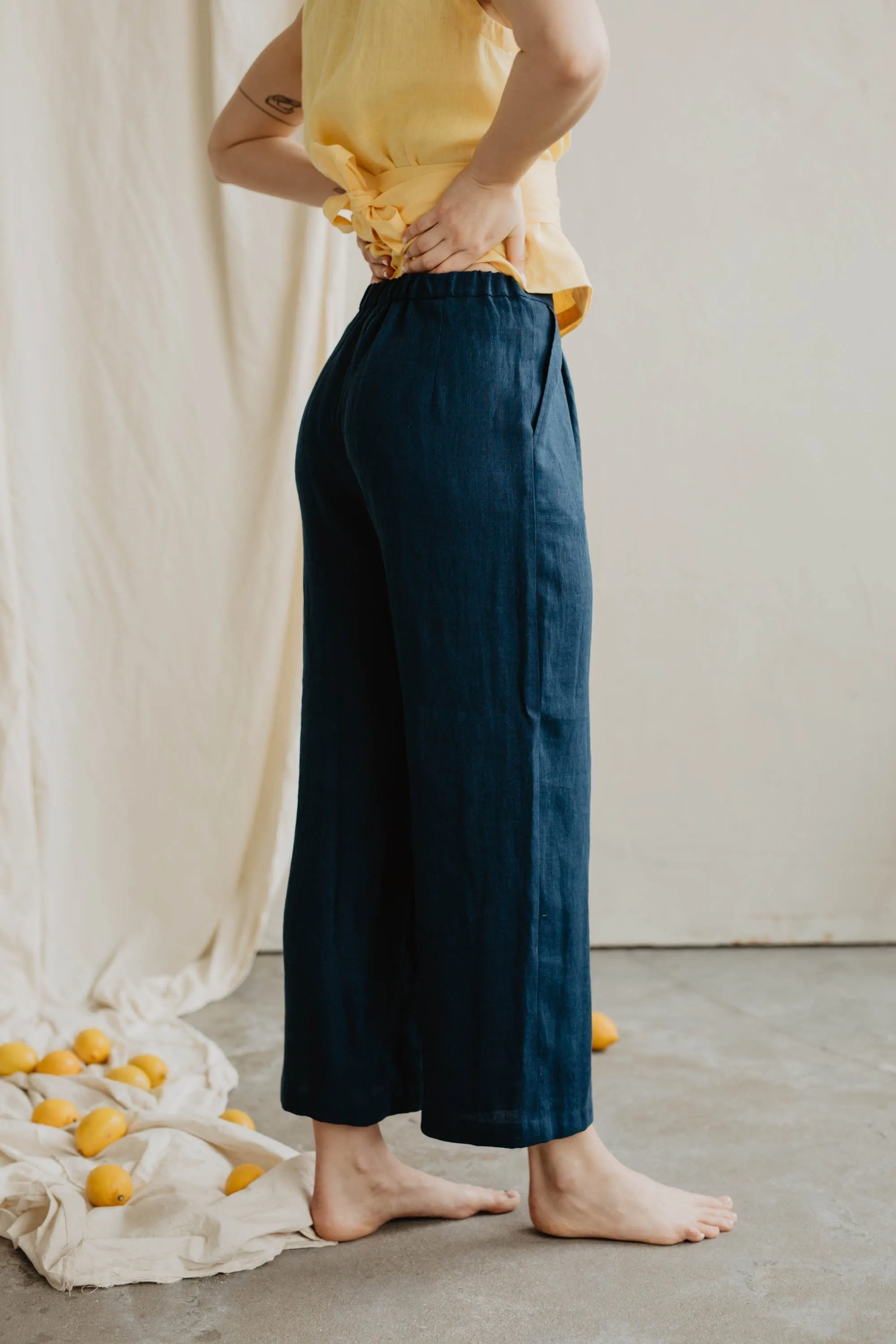 Vilte Women's Linen Pants | Multiple Colours