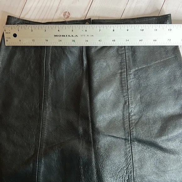 Vintage 1960’s leather mini skirt