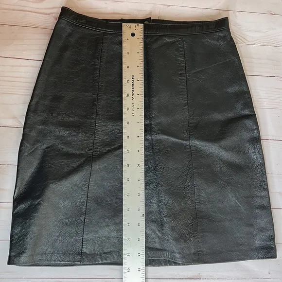 Vintage 1960’s leather mini skirt