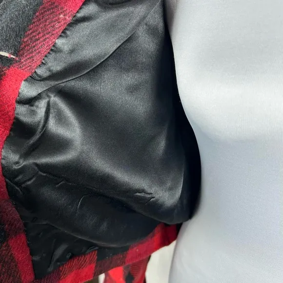 Vintage 90s Erika Casuals Buffalo Plaid Wool Jacket
