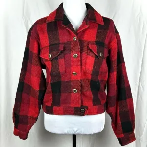 Vintage 90s Erika Casuals Buffalo Plaid Wool Jacket
