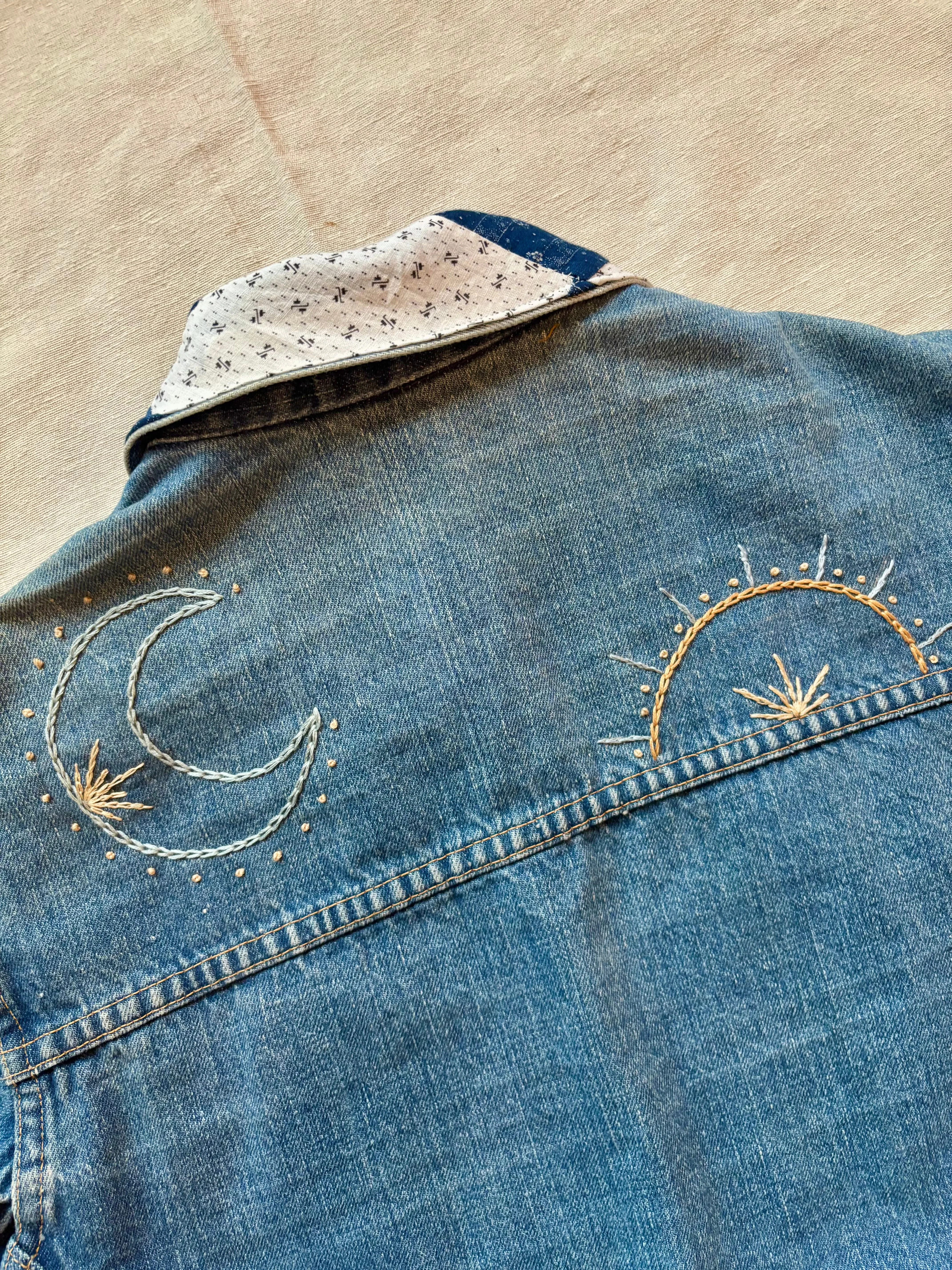 Vintage Gaucho Calico Jacket