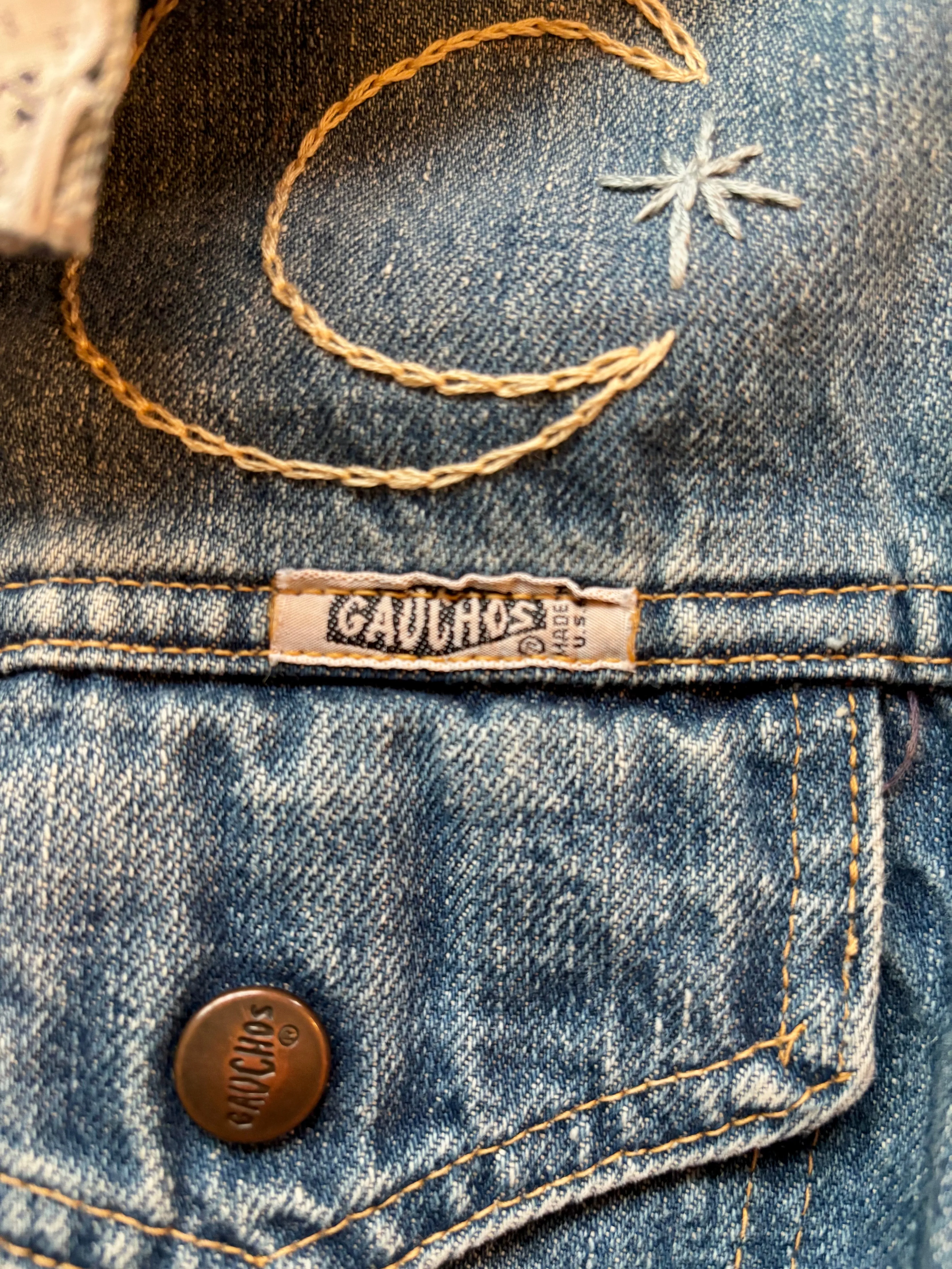 Vintage Gaucho Calico Jacket