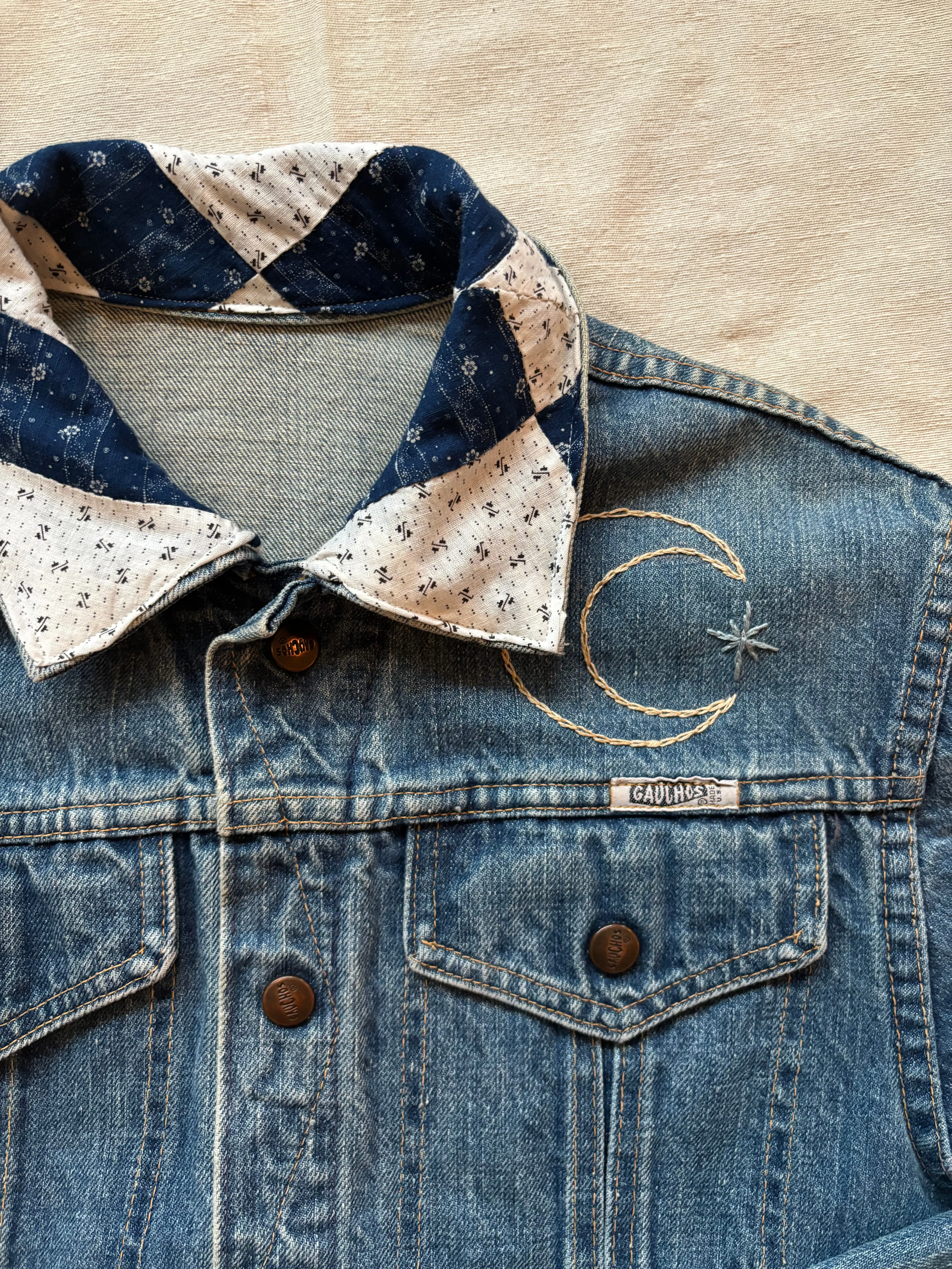 Vintage Gaucho Calico Jacket