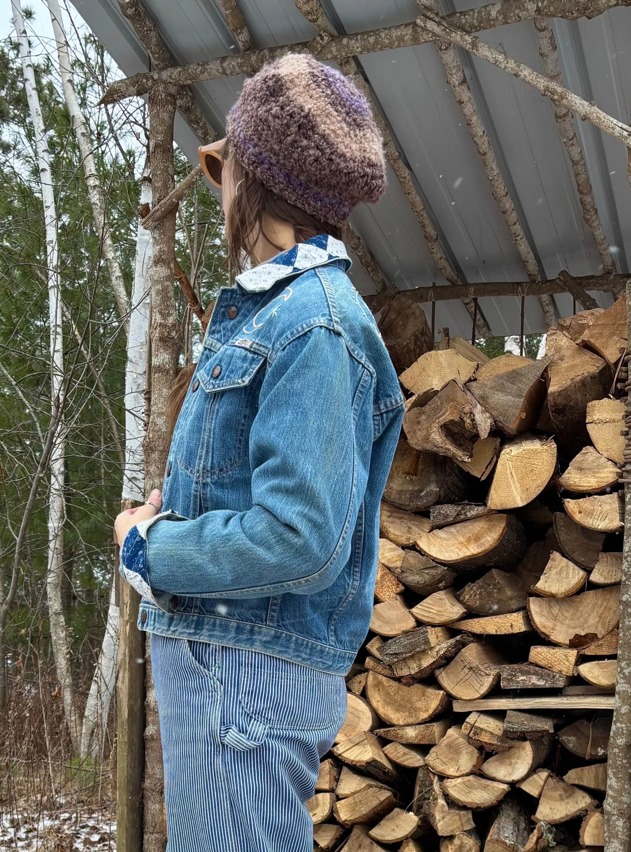 Vintage Gaucho Calico Jacket