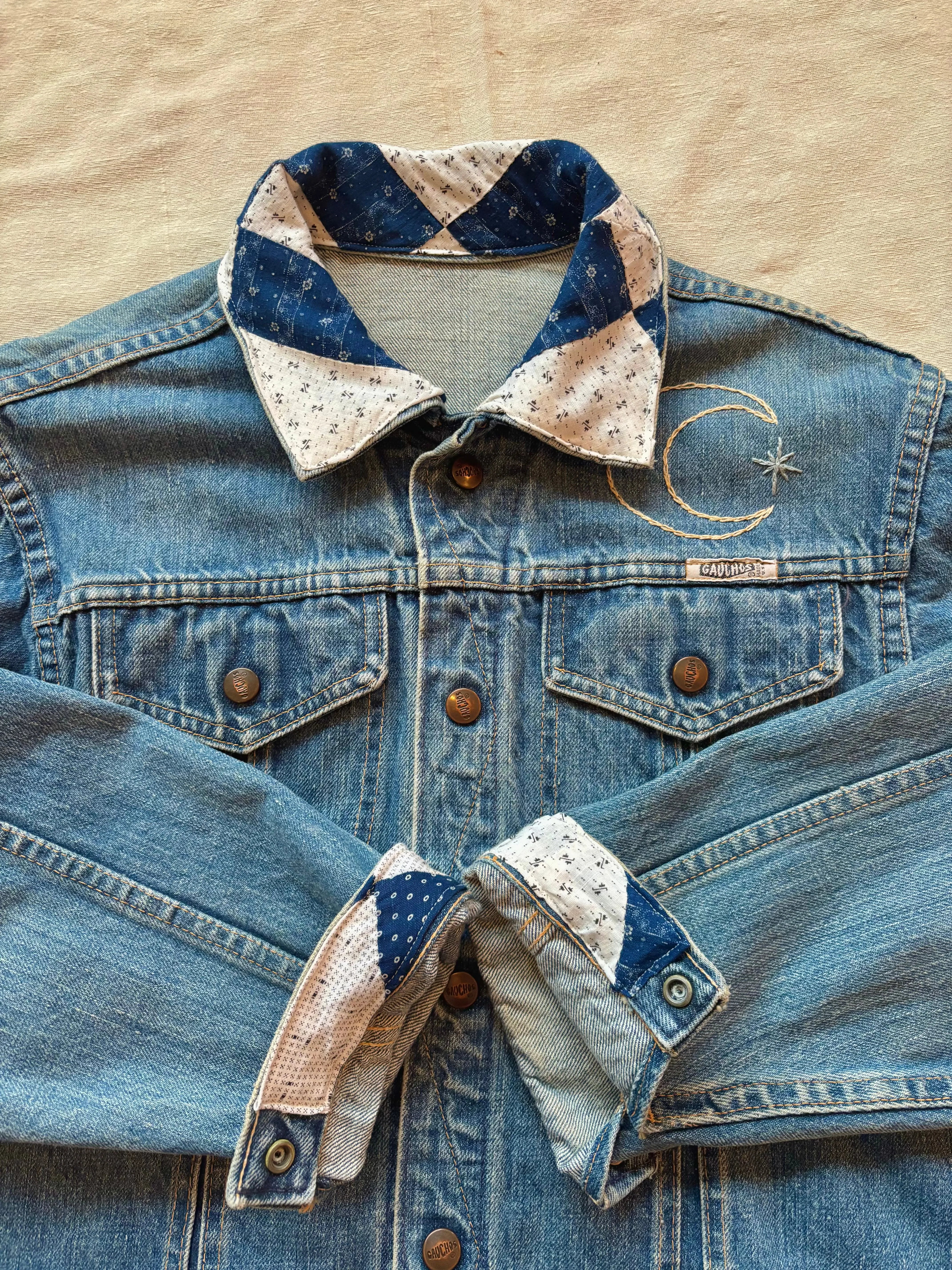 Vintage Gaucho Calico Jacket