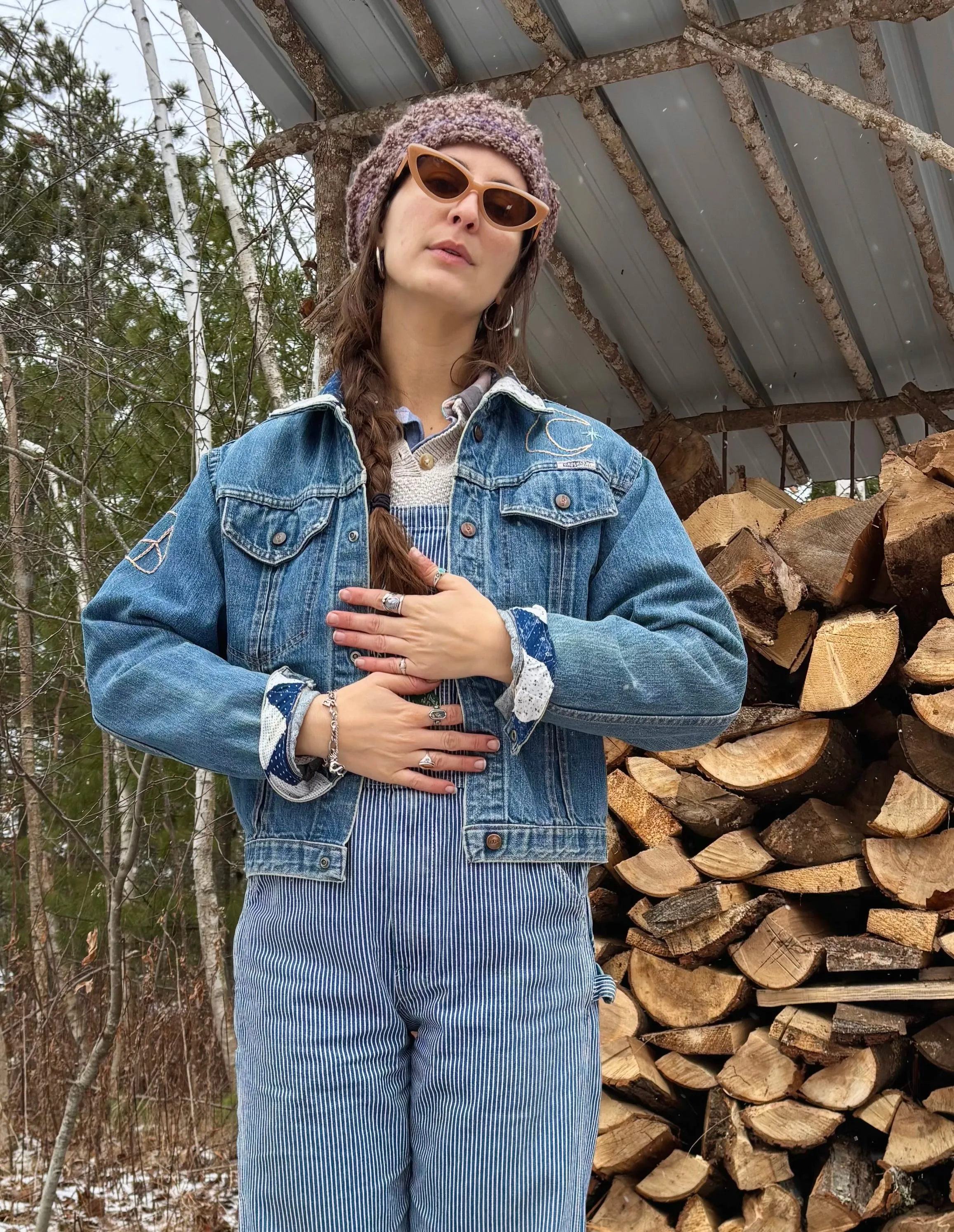 Vintage Gaucho Calico Jacket