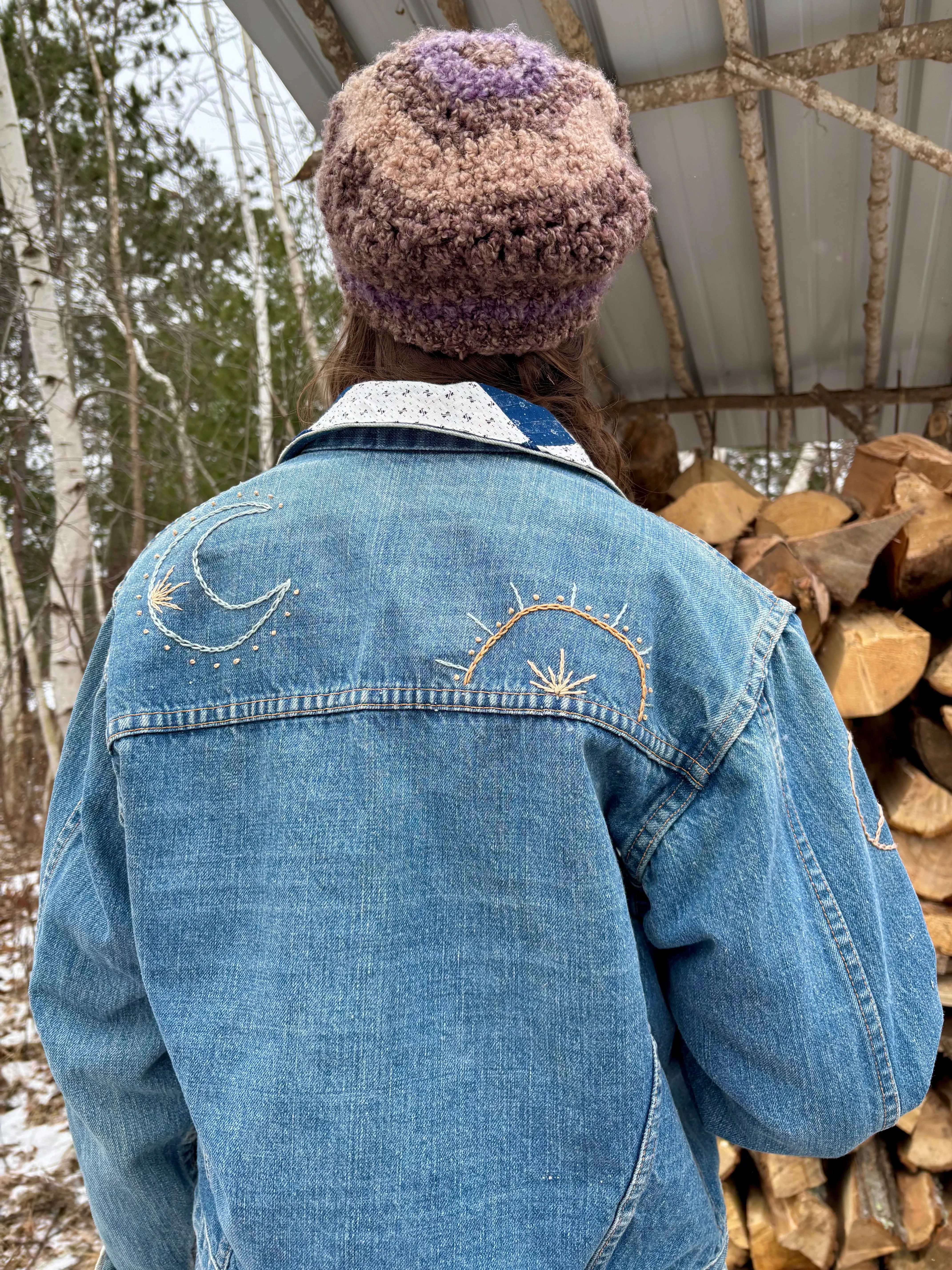 Vintage Gaucho Calico Jacket