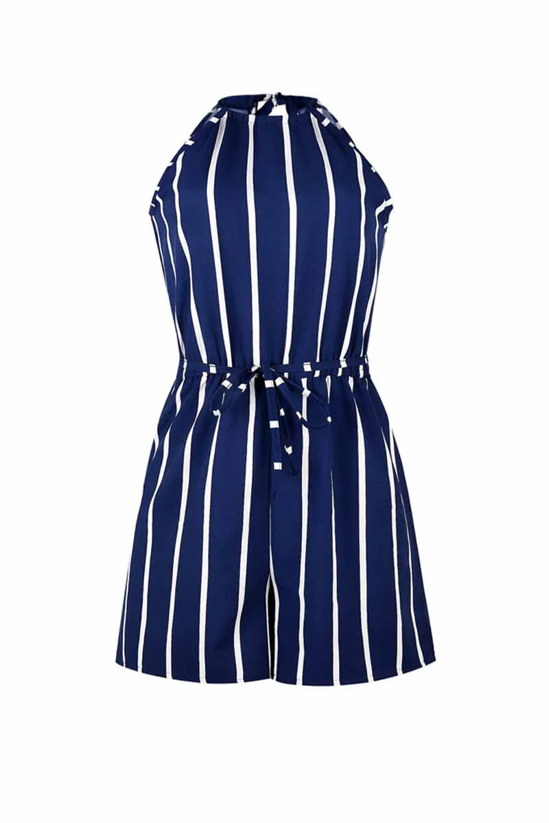 Vlovelaw Striped Beach Jumpsuit