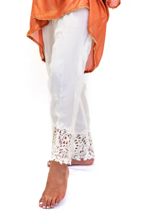 White Cotton Pants
