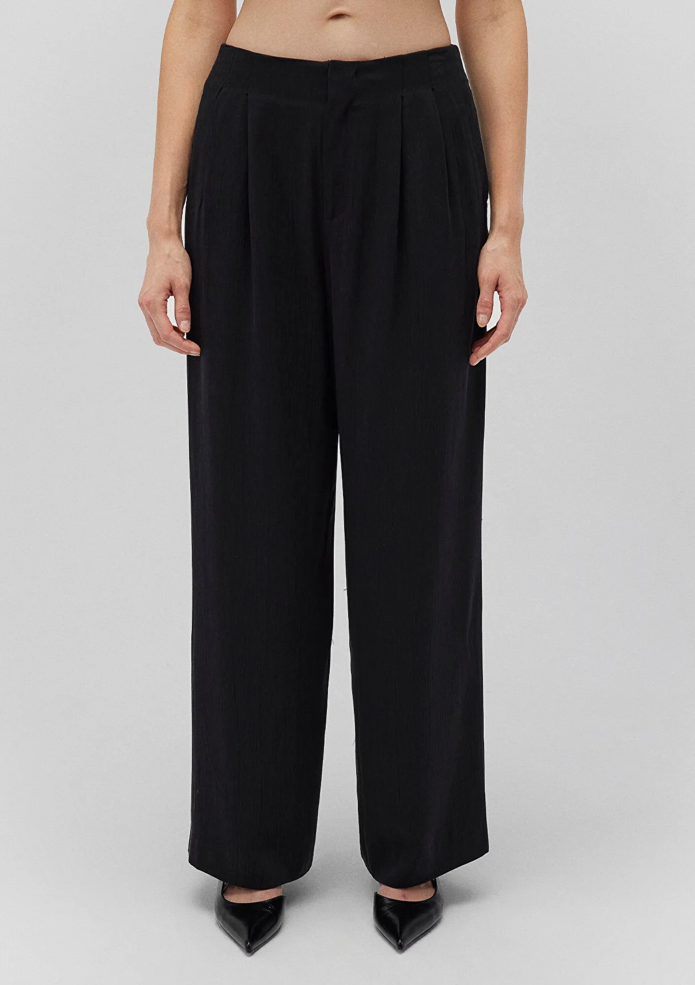 Wide Leg Black Pants