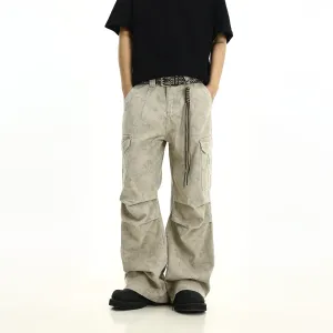 Wide-leg Casual Cargo Pants