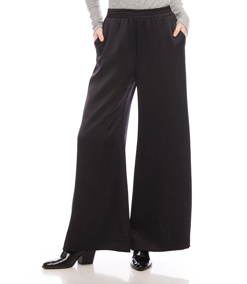 Wide Leg Satin Pants