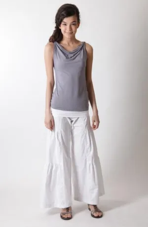Wide Leg Tiered Pants