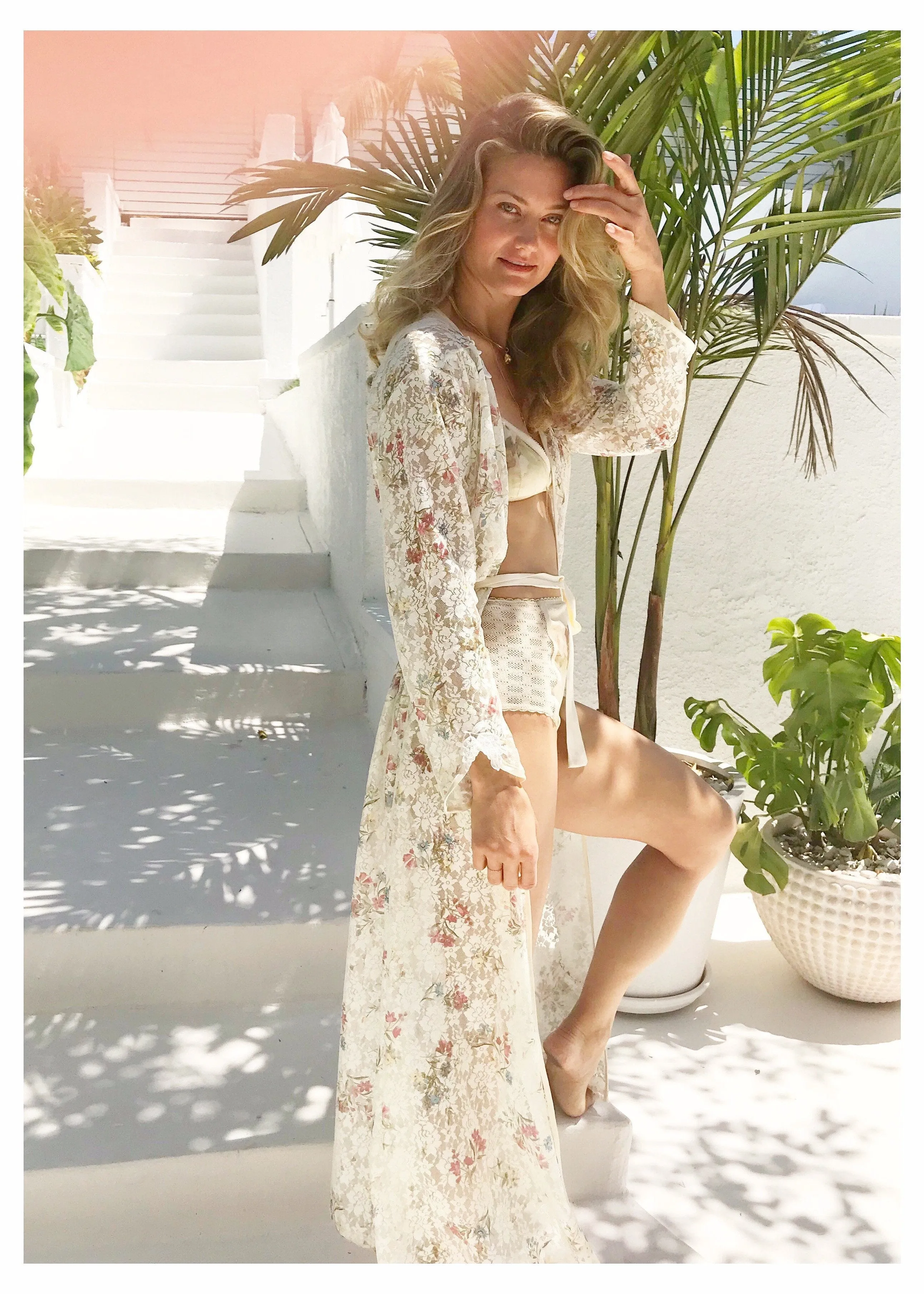 Willow Robe in Lace
