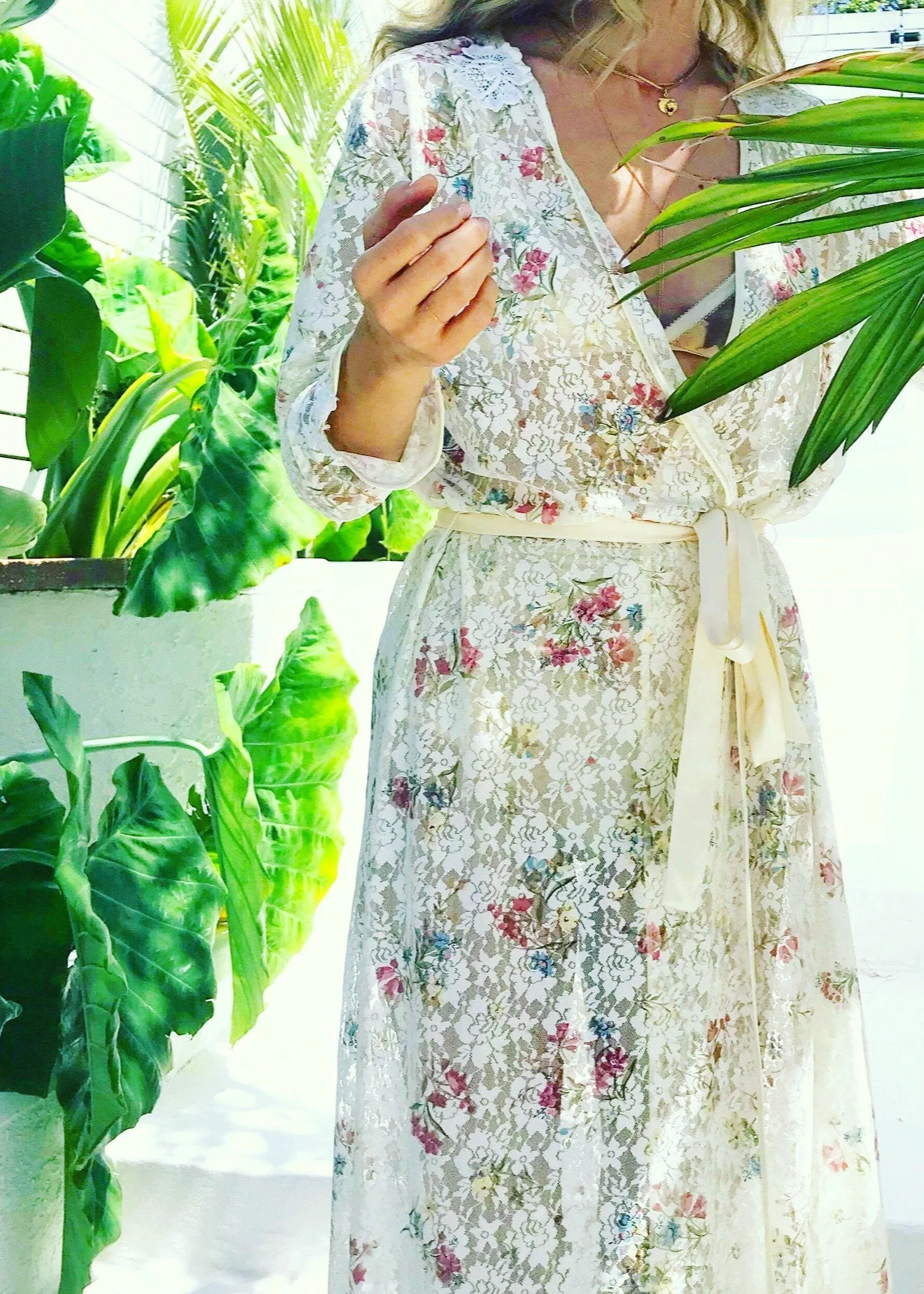 Willow Robe in Lace