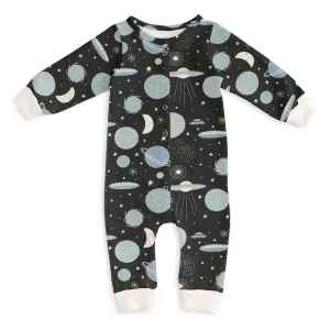Winter Water Factory - French Terry Jumpsuit - Space Charcoal