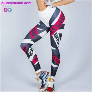Women Elastic Gym Fitness Sport Printed Leggings