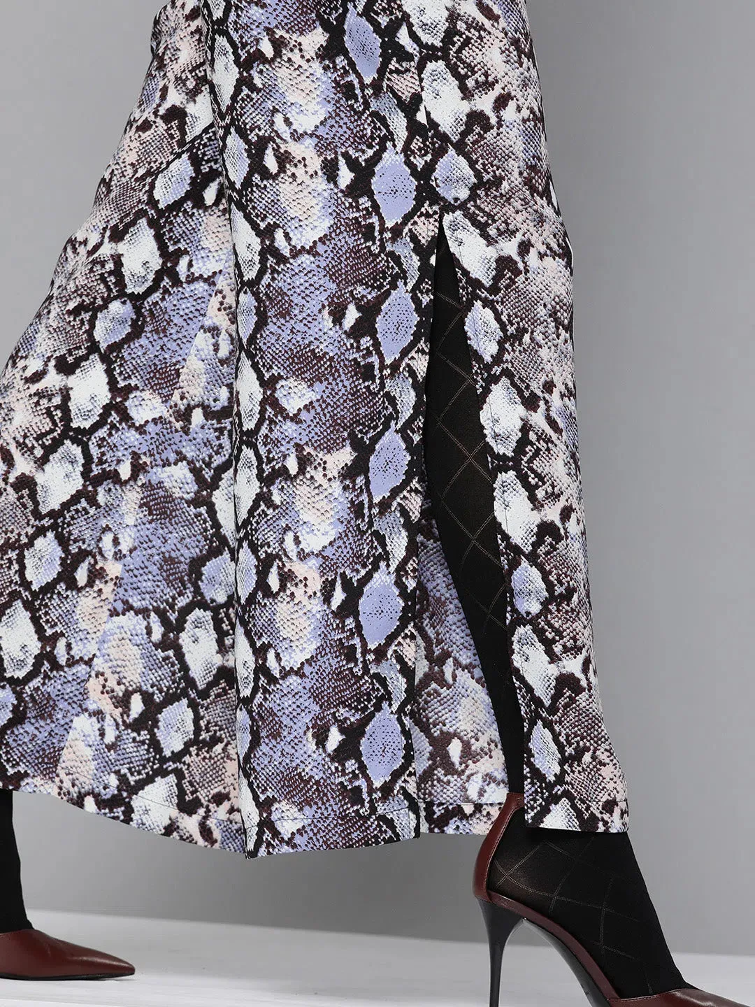Women Printed Blue Jumpsuits & Sets