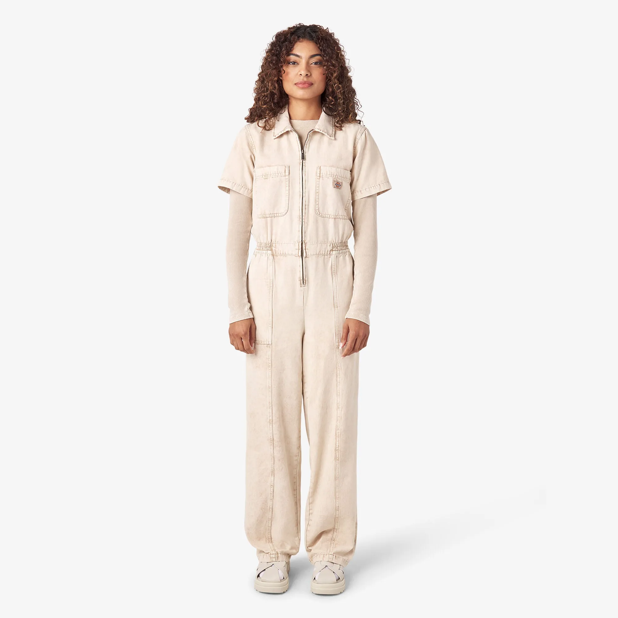 Women's Newington Coverall - Overdyed W/Acid Wash Sandstone