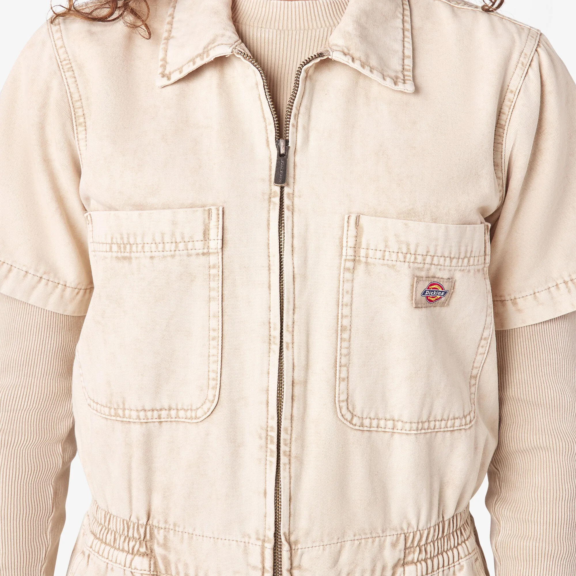 Women's Newington Coverall - Overdyed W/Acid Wash Sandstone
