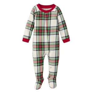 Wondershop Baby Plaid Holiday Tartan Flannel One Piece Pajamas
