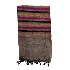WOOL BLEND “Desert Dusk” SHAWL 80x195CM