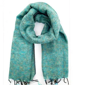 WOOL BLEND “SEAFOAM” SHAWL 80x195CM