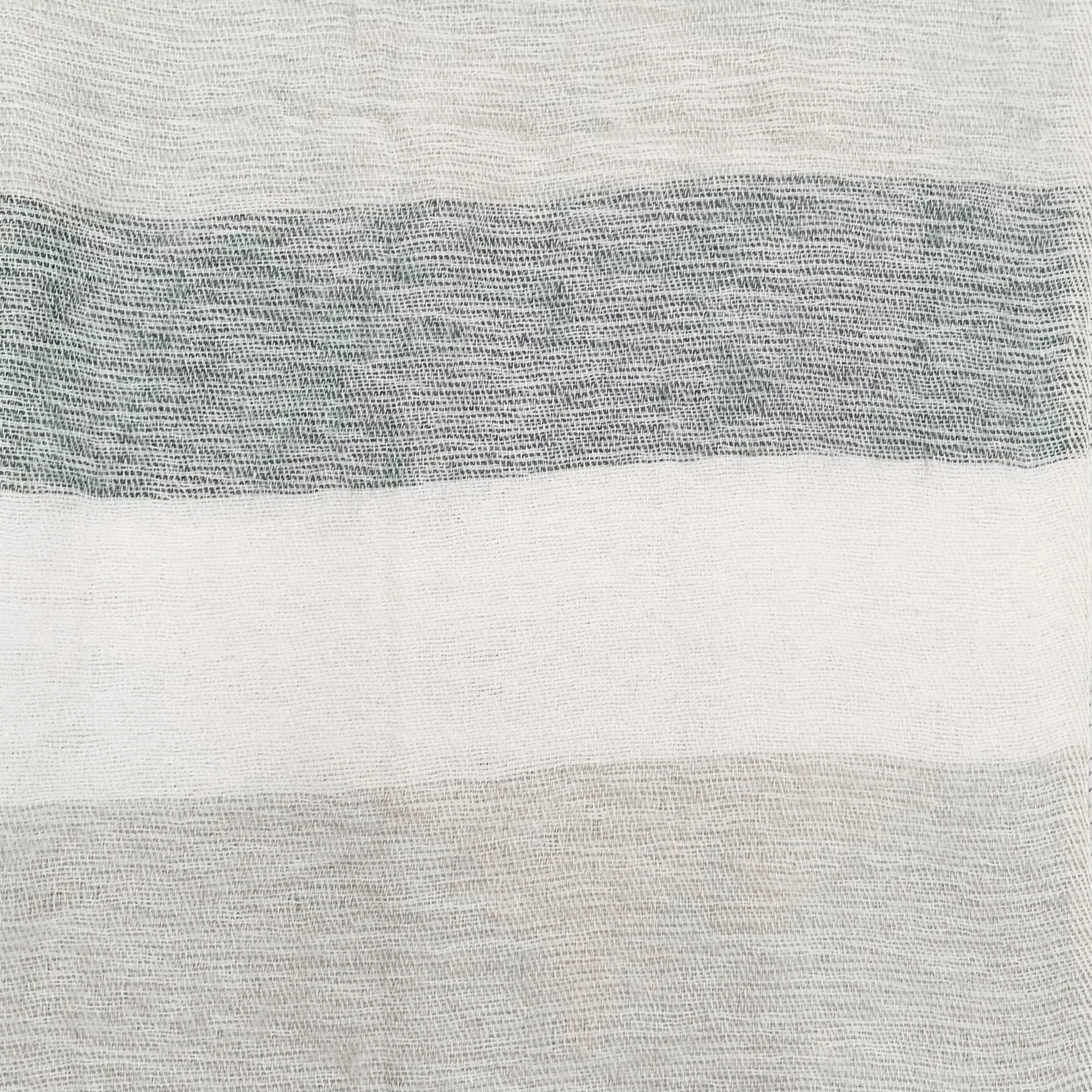 WOOL BLEND “SOFT GREYS” STRIPED SHAWL 80x195CM