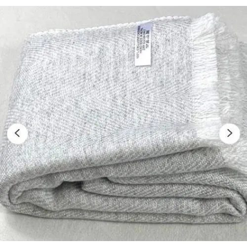 WOOL N CASHMERE BLEND THROW