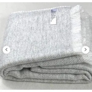 WOOL N CASHMERE BLEND THROW
