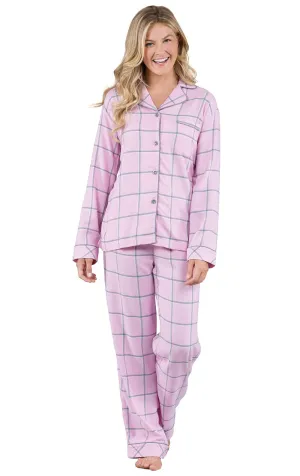 World's Softest Flannel Button-Front Pajamas