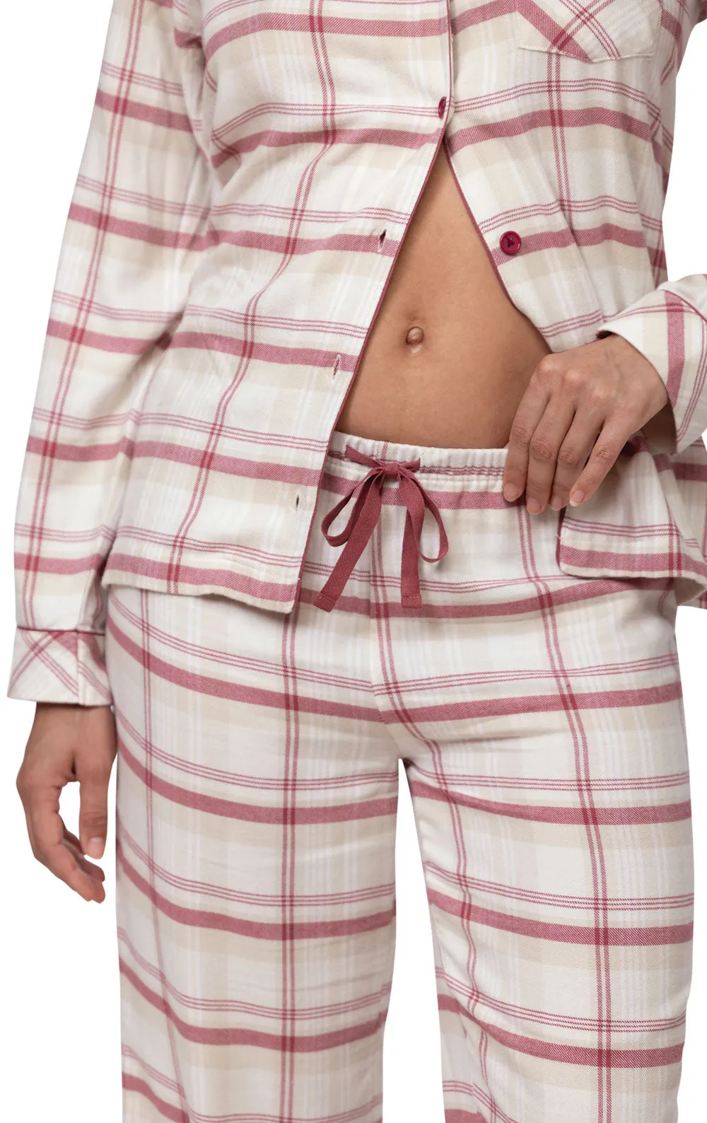 World's Softest Flannel Button-Front Pajamas