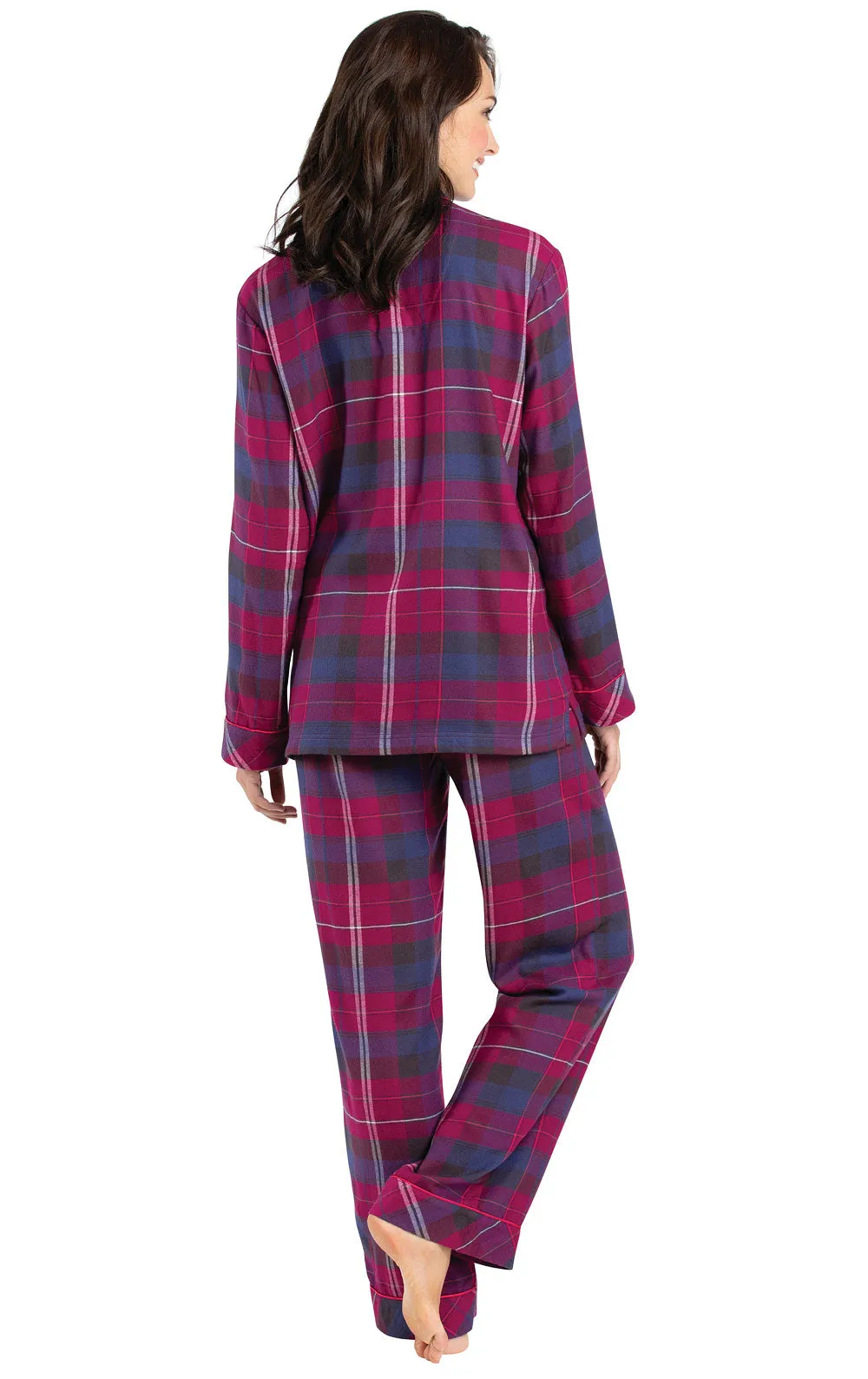 World's Softest Flannel Button-Front Pajamas