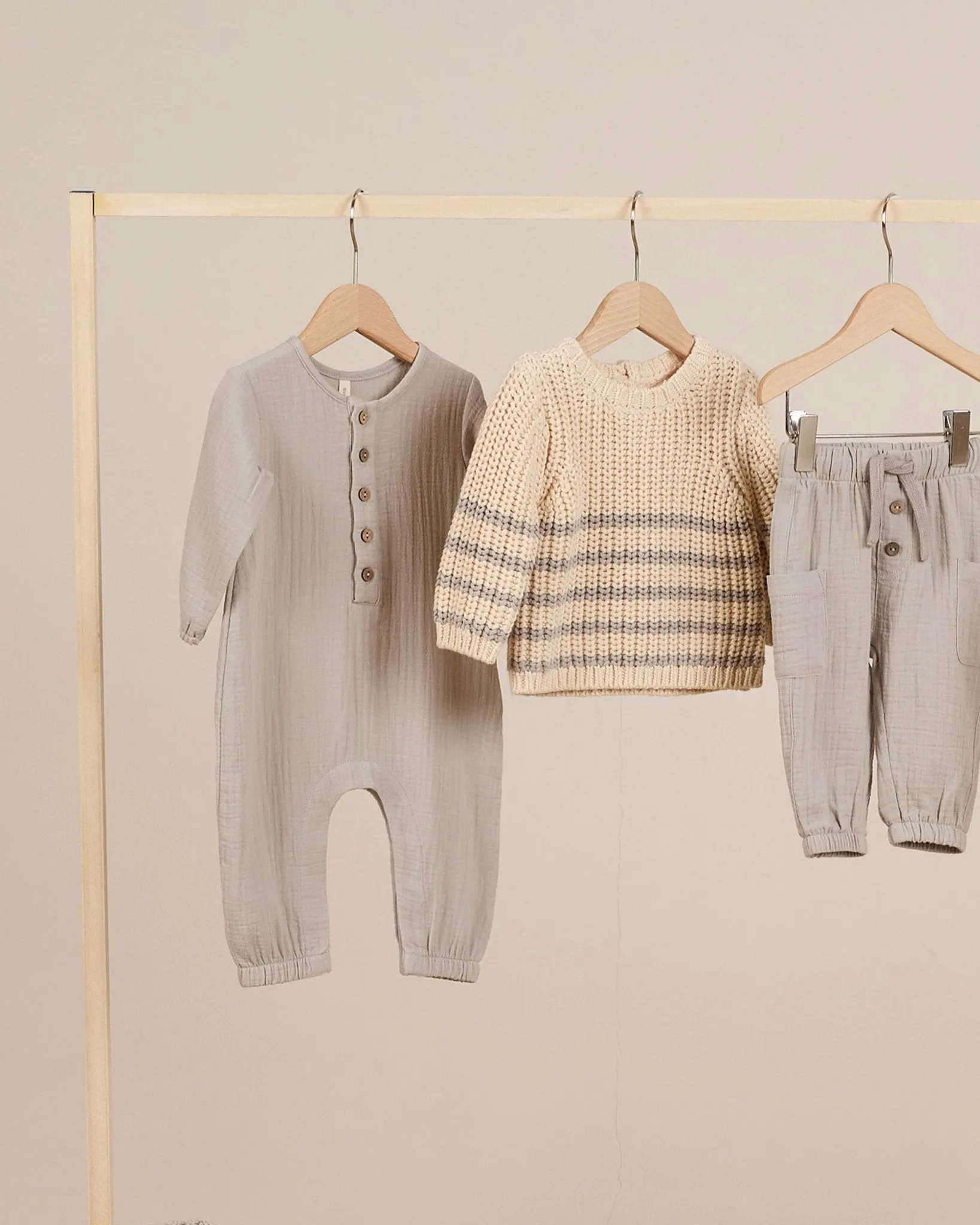 Woven Jumpsuit || Fog