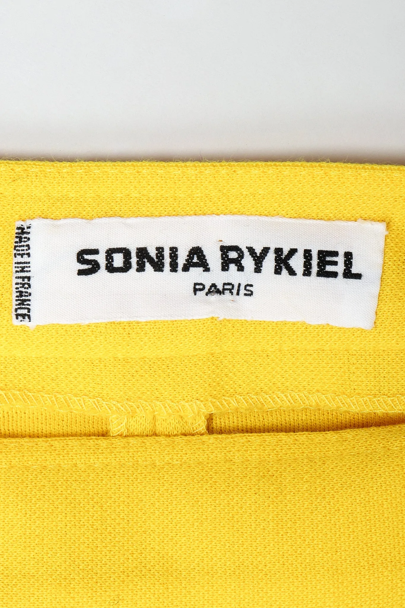 Yellow Knit Gaucho Pant