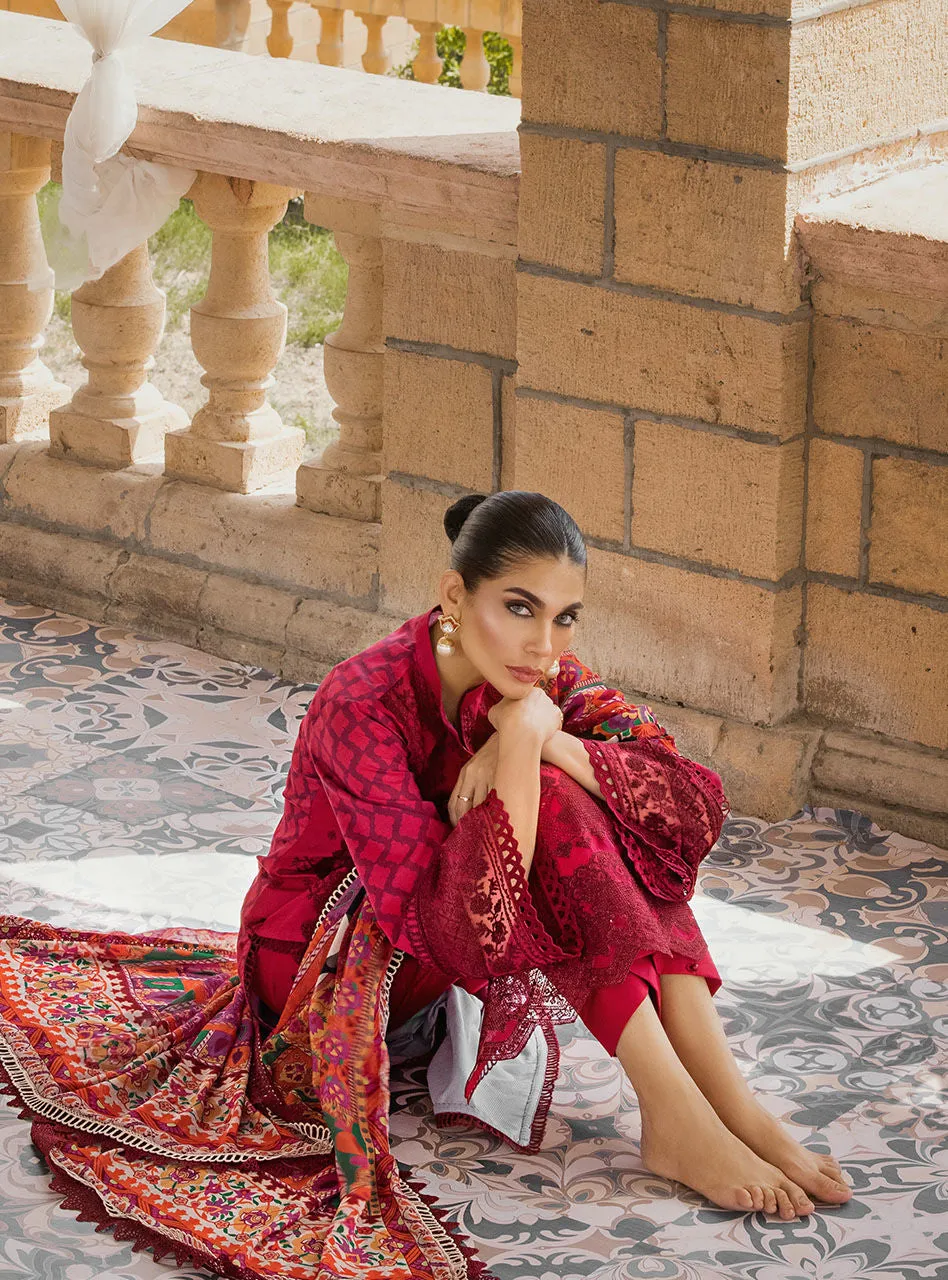 Zainab Chottani | Luxury Lawn '23 | GUL MOHAR 3A