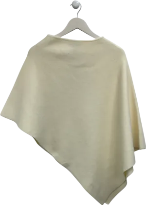 ZARA Cream Wool Look Poncho UK M