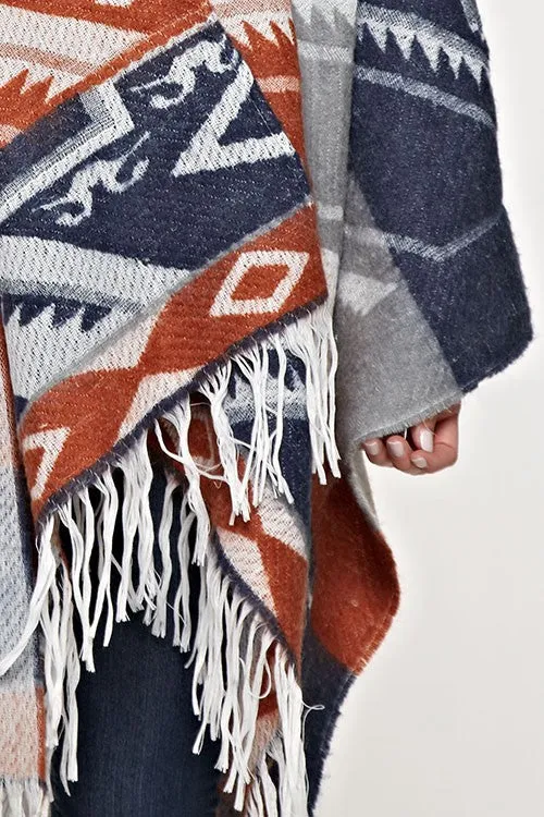 ZELDA AZTEC PONCHO-
