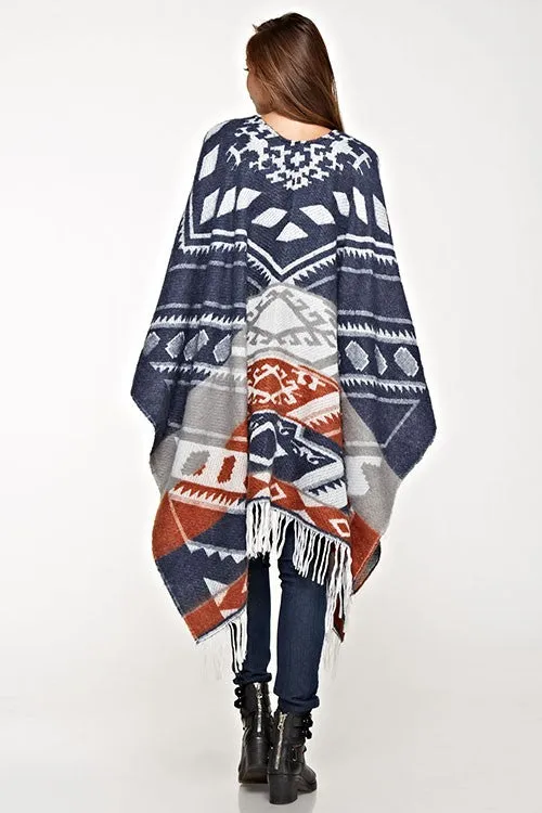 ZELDA AZTEC PONCHO-