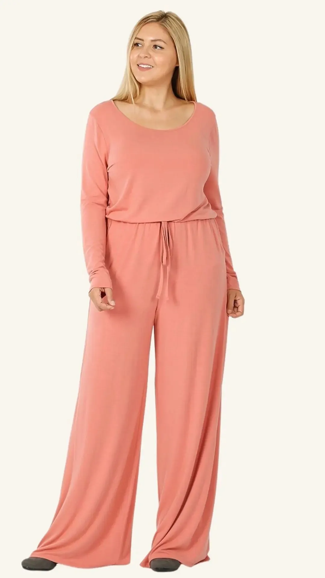 ZENANA  Long Sleeve Jumpsuit  3116XP
