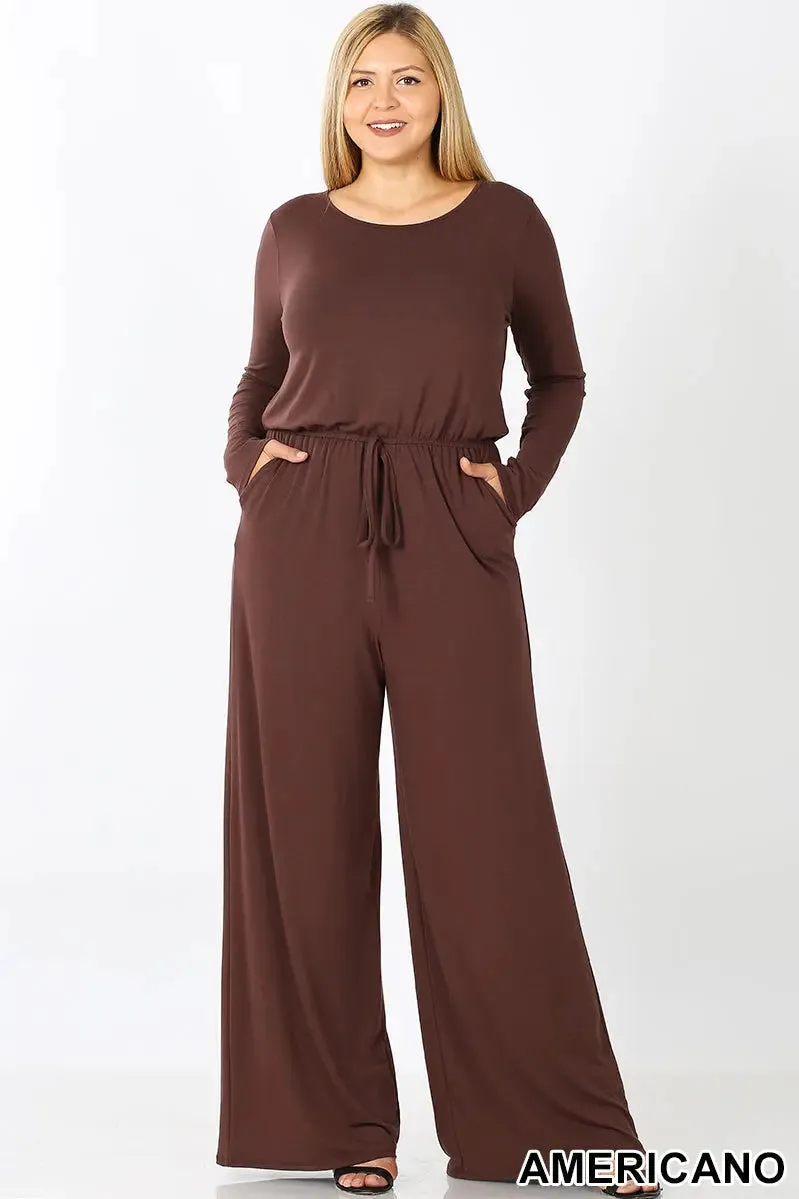 ZENANA  Long Sleeve Jumpsuit  3116XP