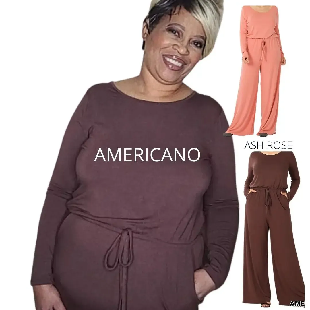 ZENANA  Long Sleeve Jumpsuit  3116XP