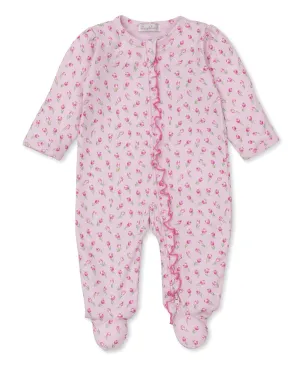 Zipper Footie | Tulip Blossoms