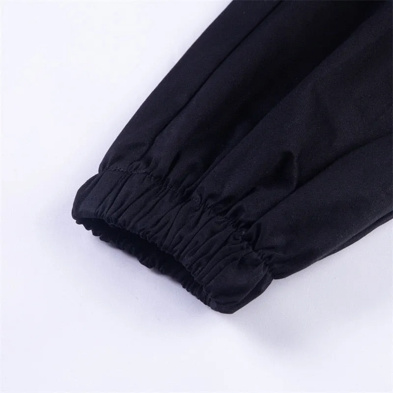 Zipper Streetwear Women Casual Harem pants