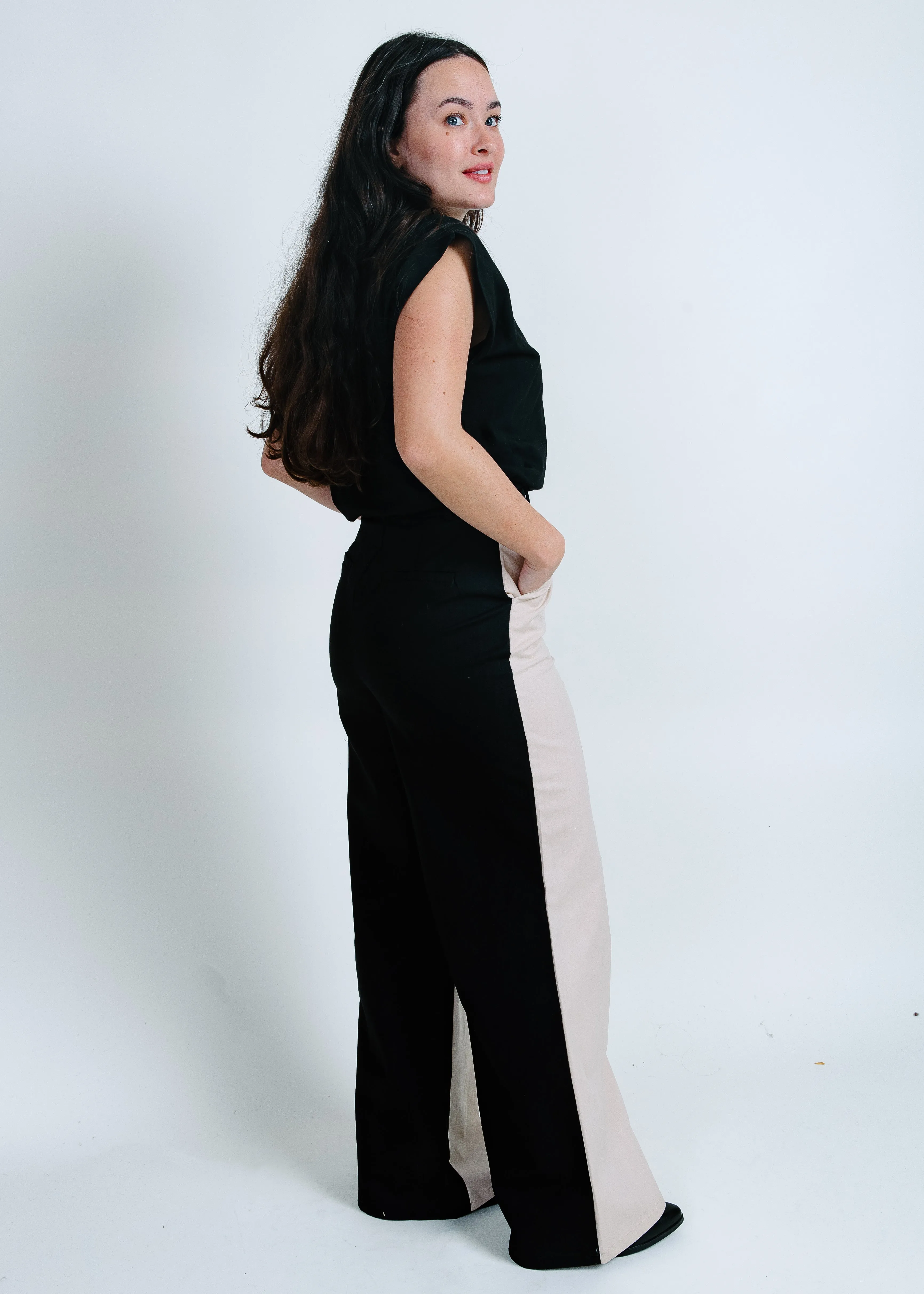 Zoe Colorblock Trouser